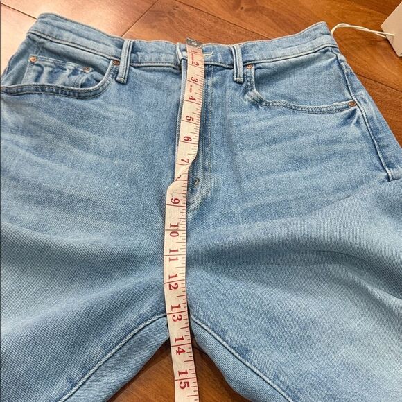 NWT MOTHER Women's The Lasso Sneak Wide Leg Jeans Size 29 - Picture 11 of 14